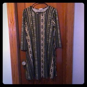 NWT Olive green maxi style dress